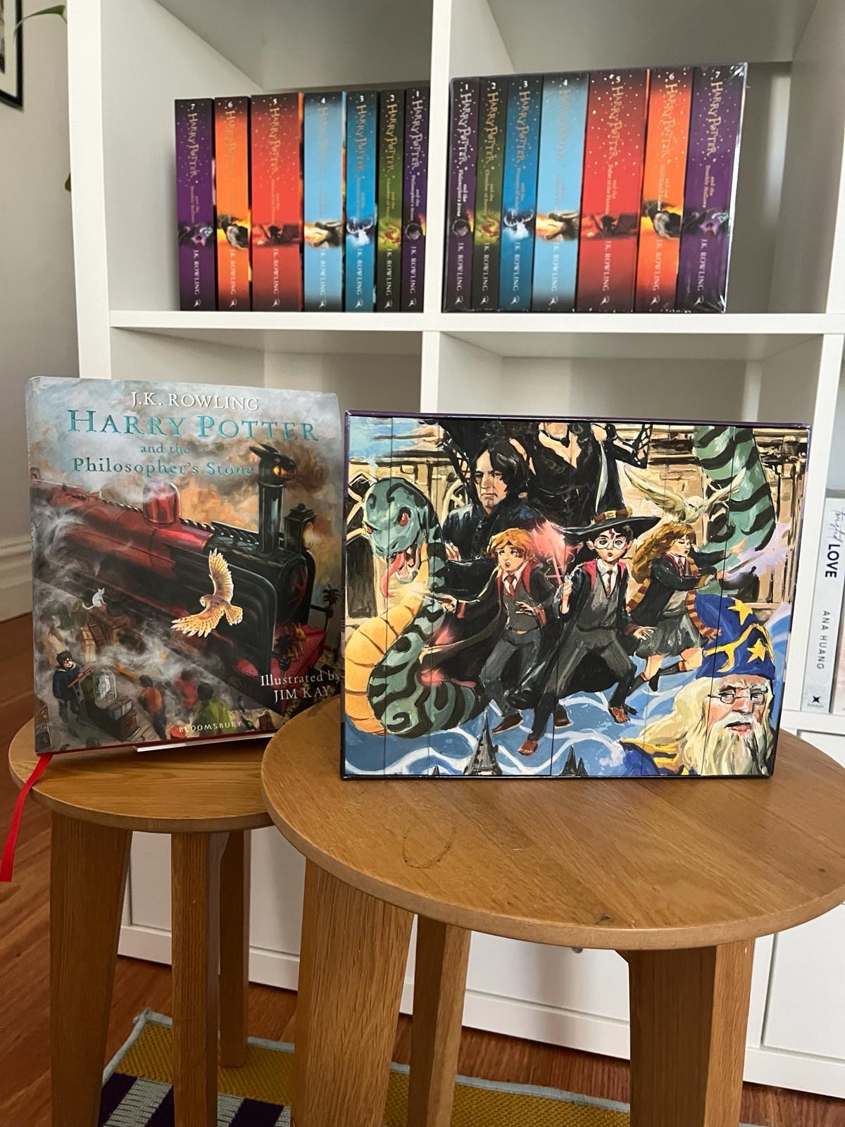 Harry Potter box set with custom EDGE PRINT