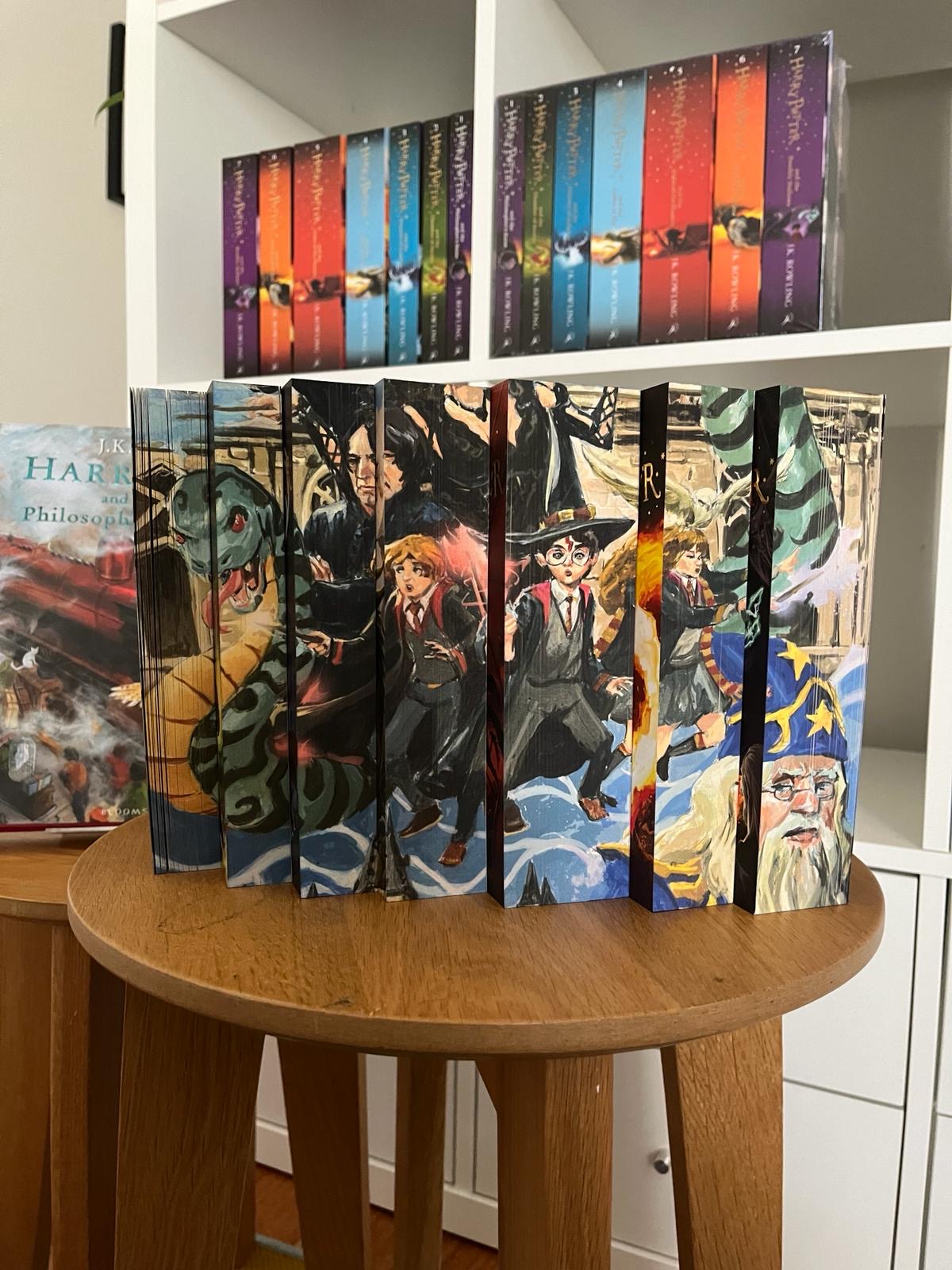 Harry Potter box set with custom EDGE PRINT