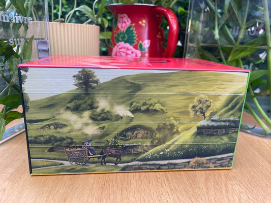 The Hobbit/Lord of the rings box set with custom edge print artwork