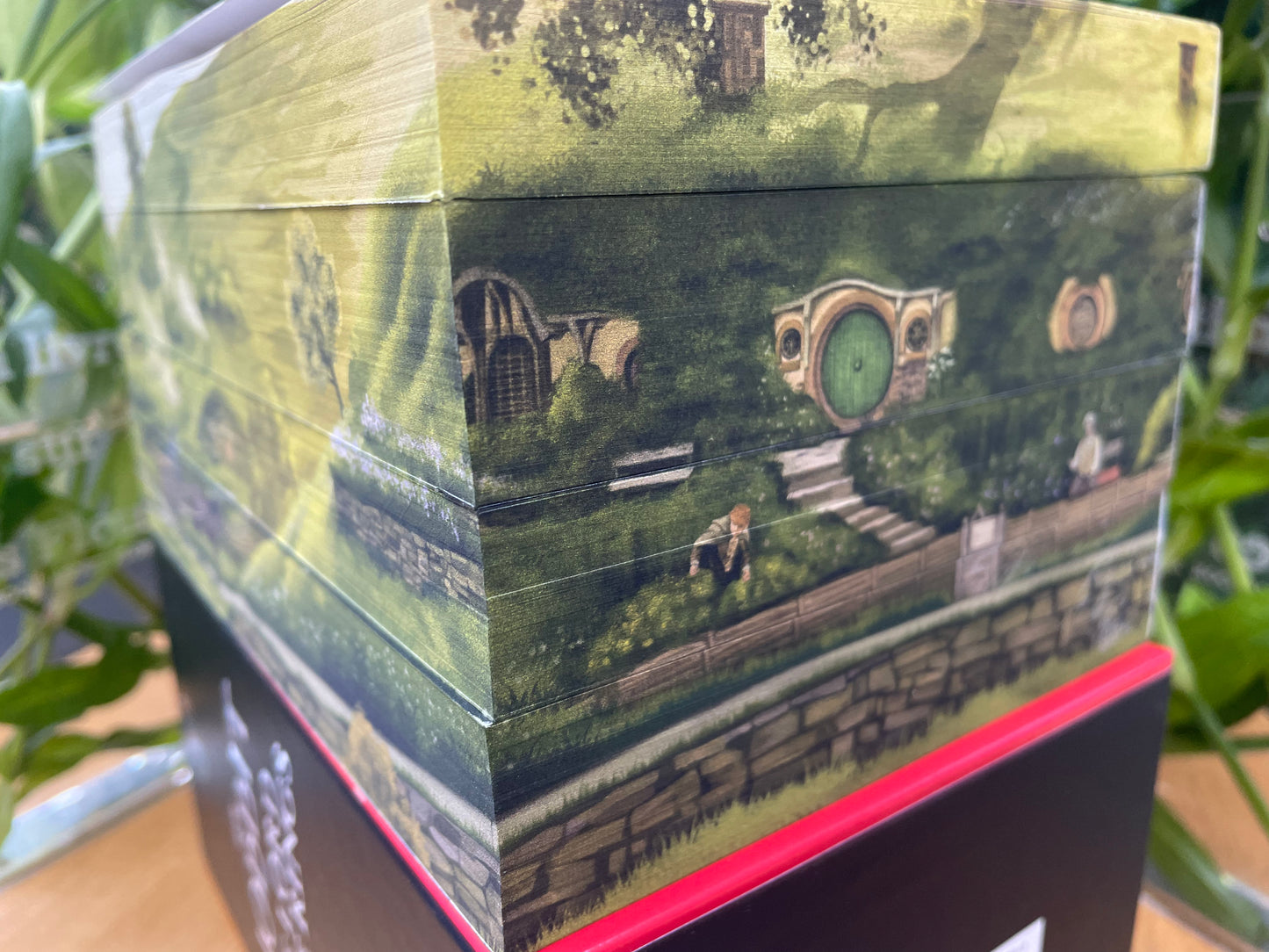 The Hobbit/Lord of the rings box set with custom edge print artwork