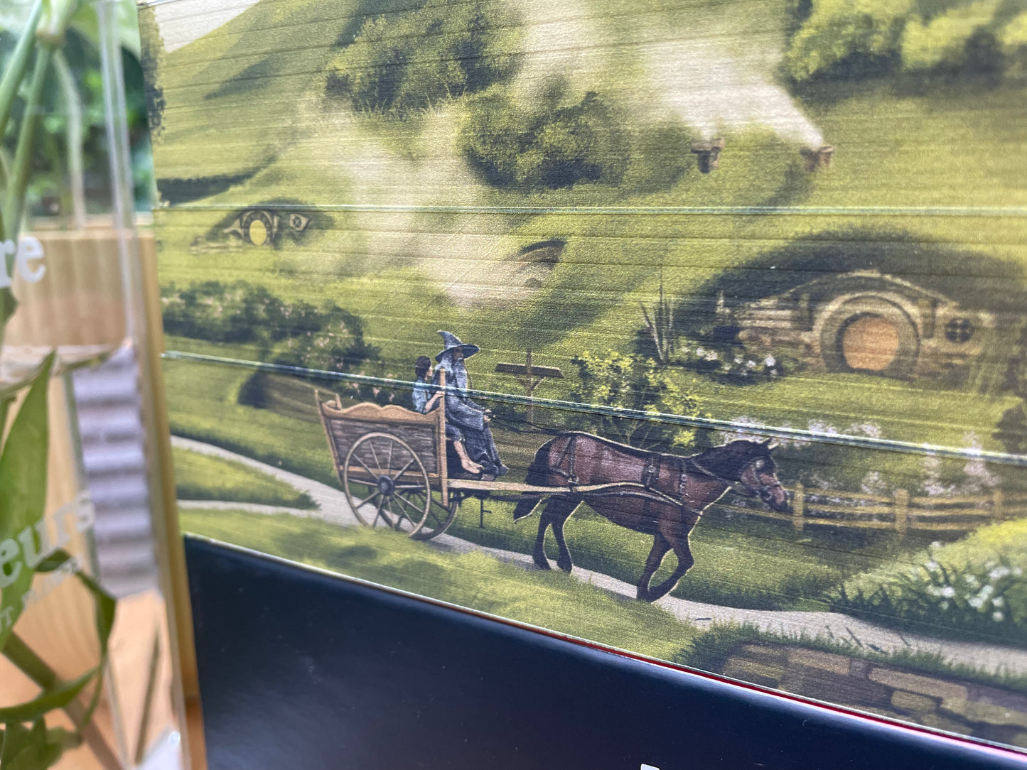 The Hobbit/Lord of the rings box set with custom edge print artwork